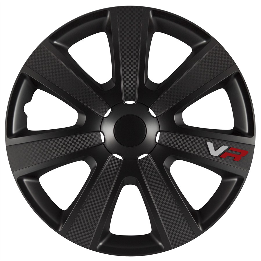 4 Enjoliveurs 15" Bicolore Cuivre/Noir – NRM N-Power, Plastique ABS, Montage Push-Fit Pour Jantes Acier - 8