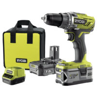 Perceuse-visseuse RYOBI + 2 batteries STARTER PACK R18DD3