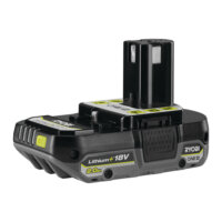 1 batterie lithium+  2.0 Ah 18V  RYOBI ONE+ RB1820C