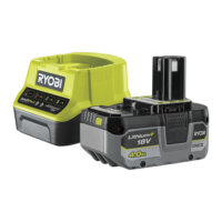 Batterie lithium ONE+ RYOBI 18V 4.0 Ah et chargeur rapide 2,0 A RC18120-140X