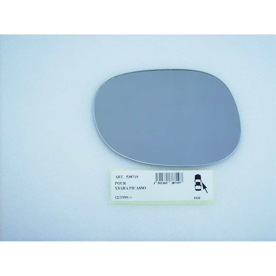 Miroir De Rechange KS TOOLS 80x70mm - Bras Flexible Chromé Pour Professionnels Et Bricoleurs