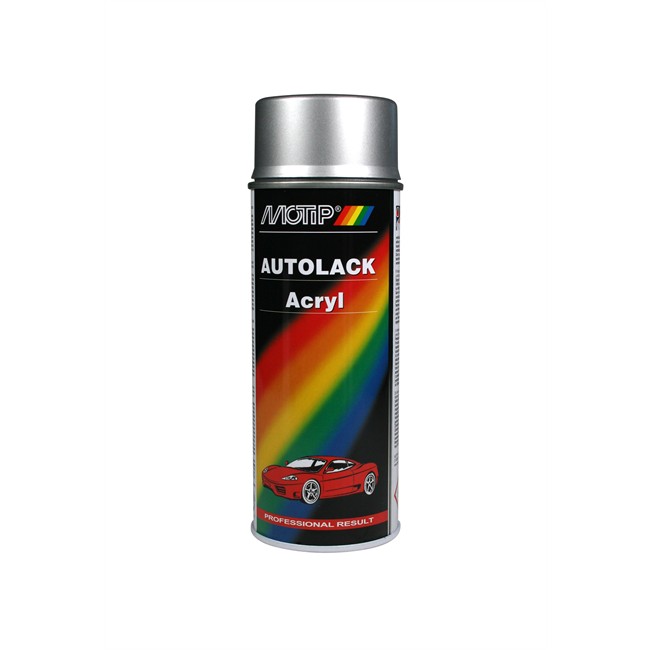 Bombe De Peinture Gris Métallisé Motip M55270 400 Ml