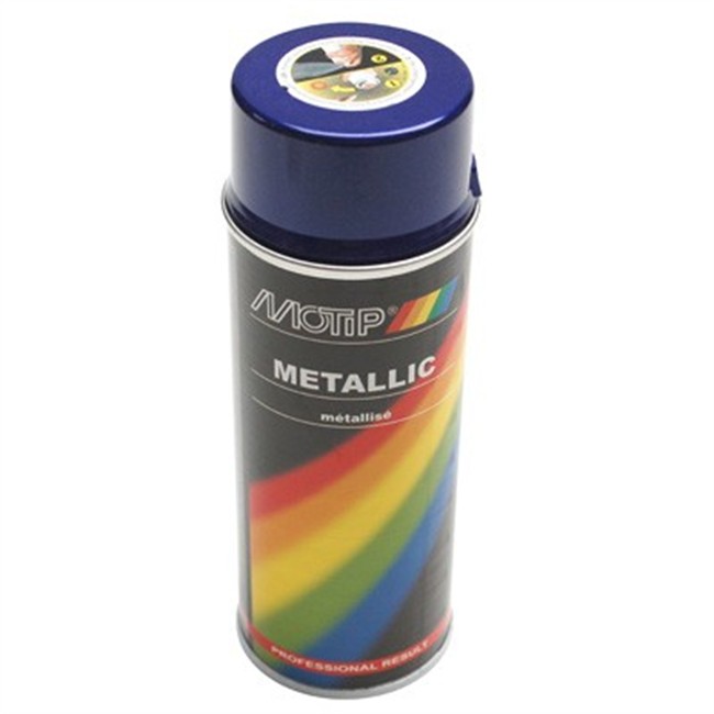 Bombe De Peinture Violet Métallisé Motip M04050 400 Ml