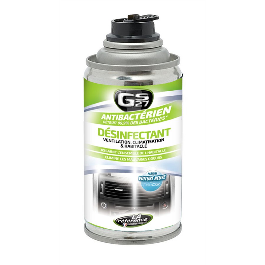 Nettoyant désinfectant climatisation et habitacle GS27 125 ml
