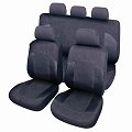 Jeu complet de housses universelles NORAUTO Varsovie sp&eacute;cial berline noir