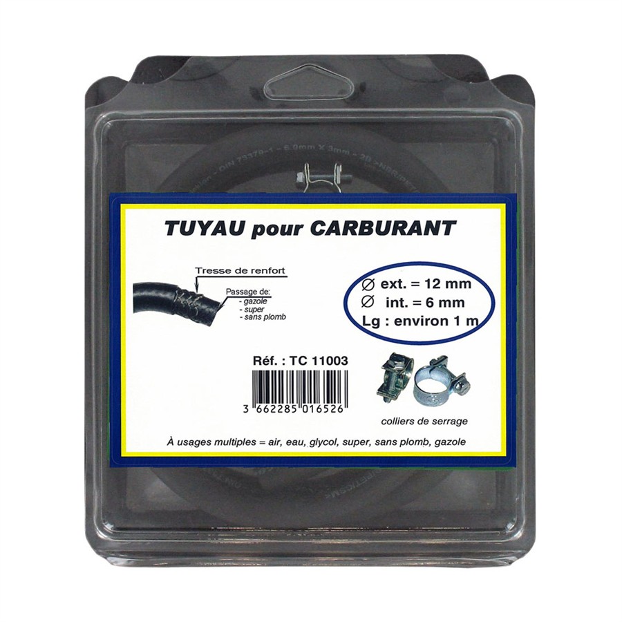 Tuyau Gaz Butane X AUTOHAUX Lot De 2 Tuyaux De Conduite De Carburant SAE 1/4 6,3 Mm Vers 5/16 8 Mm 90 Degru00e9s U00e0 Du00e9gagement Rapide En Nylon Scie Sauteuse Sans Fil