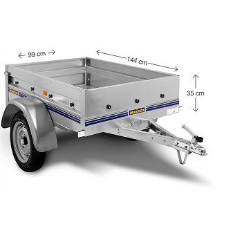 Remorque 500 Kg NORAUTO NOR 1500