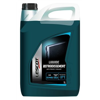 Liquide de refroidissement bleu -37&deg;C LESCOT 5 L