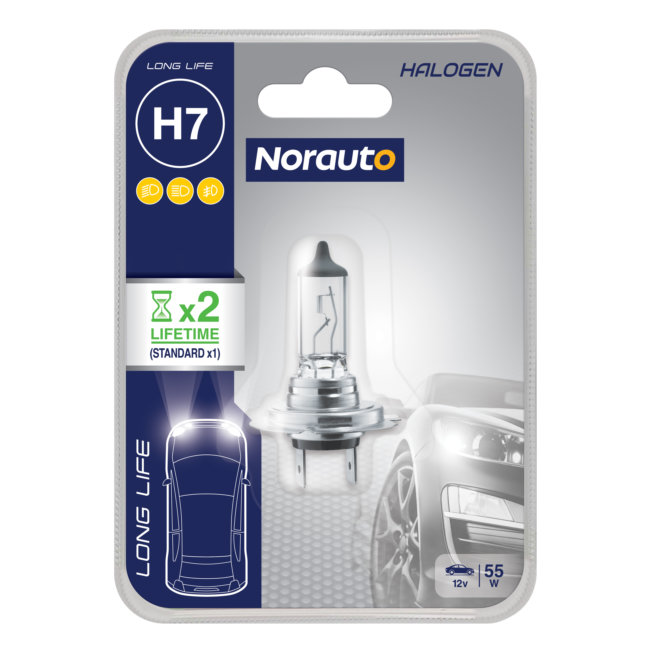 1 Ampoule H7 Norauto Longlife