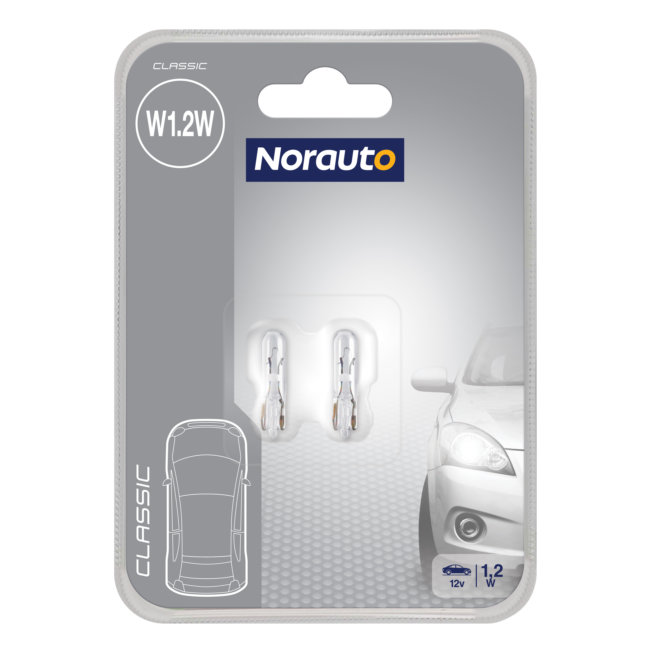 2 Ampoules W1,2w Norauto Classic