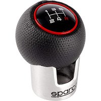 Pommeau de vitesse SPARCO lazio noir / rouge