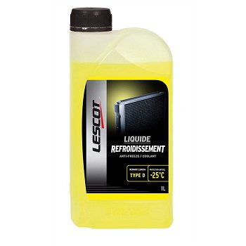 Liquide de refroidissement jaune -25&deg;C LESCOT 1 L