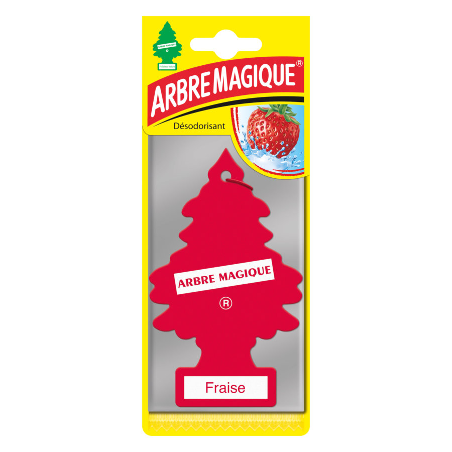 Désodorisant voiture ARBRE MAGIQUE Fraise