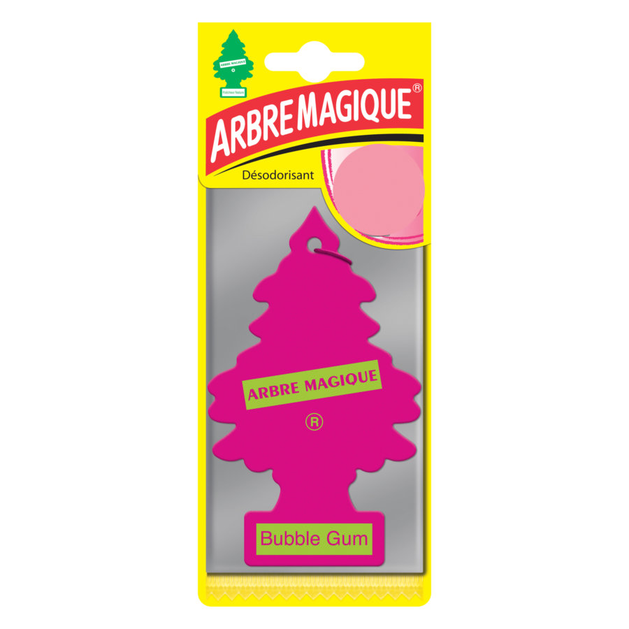 Désodorisant voiture ARBRE MAGIQUE Bubble Gum