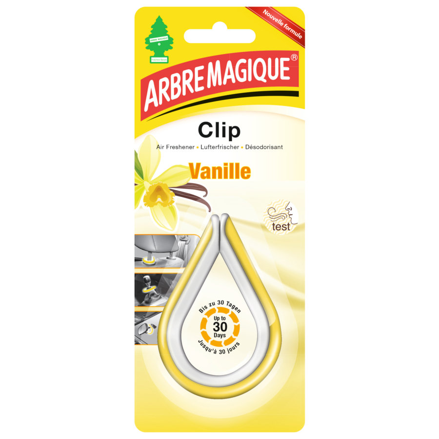 Désodorisant Vanille  CLIP ARBRE MAGIQUE pour voiture