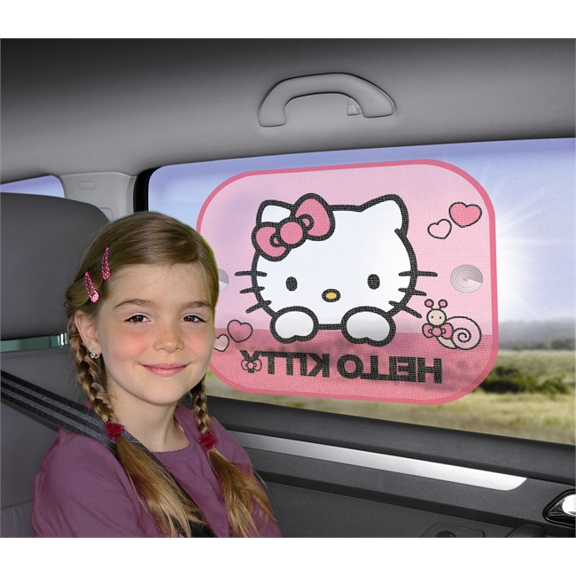 Kit4051 2 Rideaux Lateraux Pare Soleil Voiture Jeu De Plein Air Hello Kitty Vitres Laterales Pare Soleils Centroarco Com