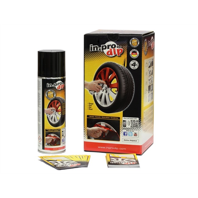 Kit De 4 Bombes De Peinture Pelable Rouge In.pro.dip 00m-30045 300 Ml