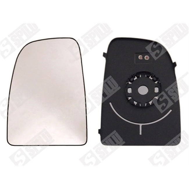 Glace De Rétroviseur Grand Angle Dégivrant Côté Passager Spilu 10618