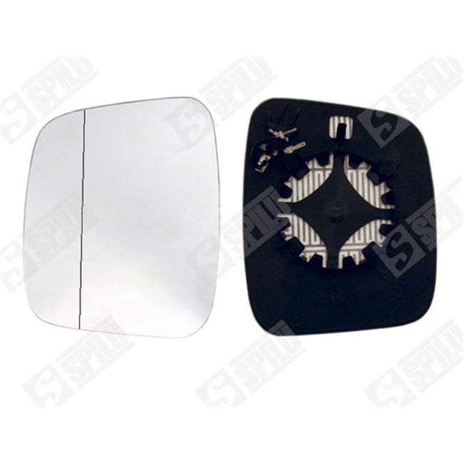 Glace De Rétroviseur Grand Angle Dégivrant Côté Conducteur Spilu 10627