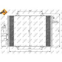 Condenseur avec déshydrateur NRF 35379 EASY FIT
