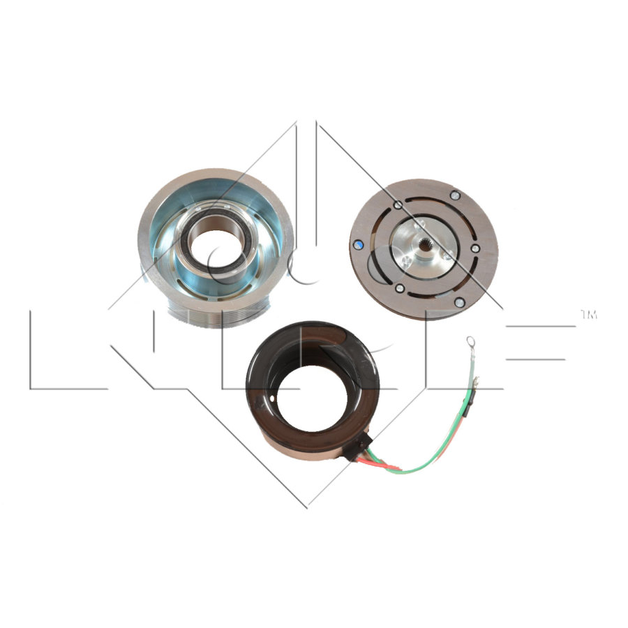 Bobine D'embrayage Magnétique Pour Compresseur De Climatisation NRF 380051 - 12V, 6 Gorges, Neuf