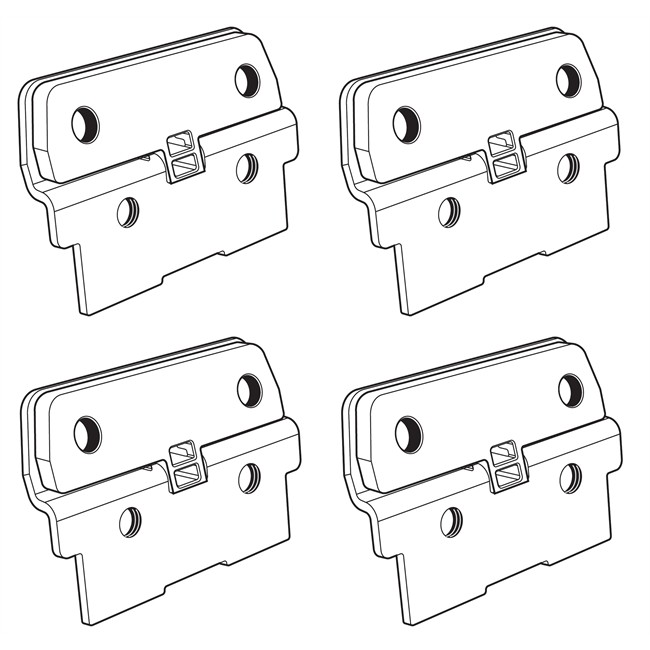 4 Pattes De Fixation Norauto 19
