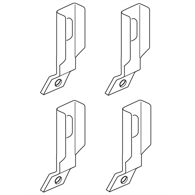 4 Pattes De Fixation Norauto 62