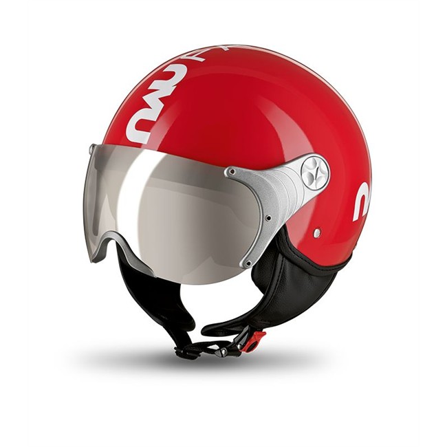 Casque Jet Nau N350 Fashion Rouge Et Blanc L Norautofr
