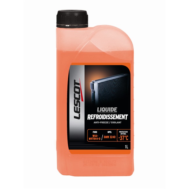 Liquide de refroidissement orange 37°C LESCOT 1 L Norauto.fr