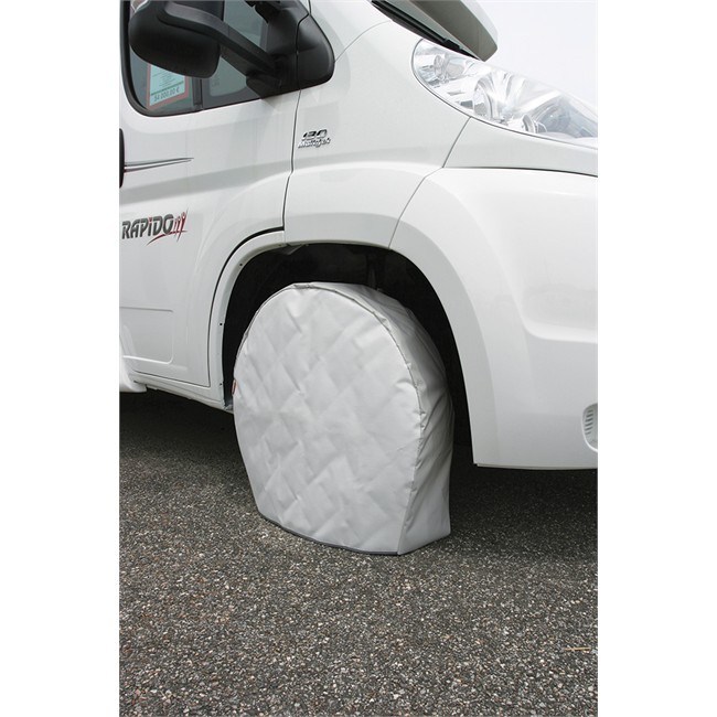 2 Housses De Protection De Roue En Pvc Soplair