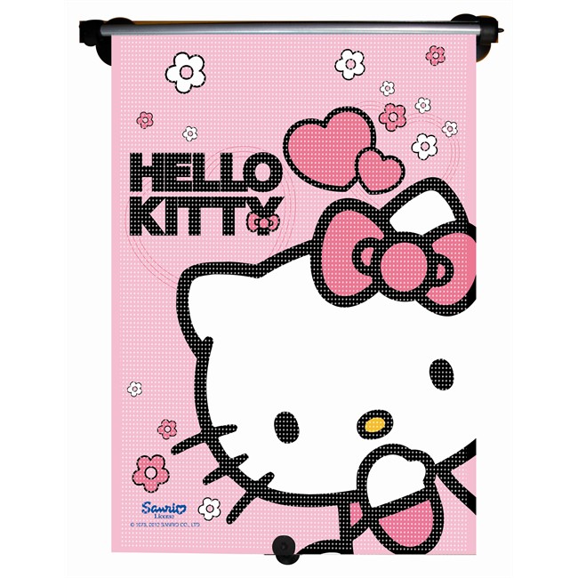 1 Rideau Pare-soleil Enrouleur Latéral Hello Kitty 55 X 41 Cm