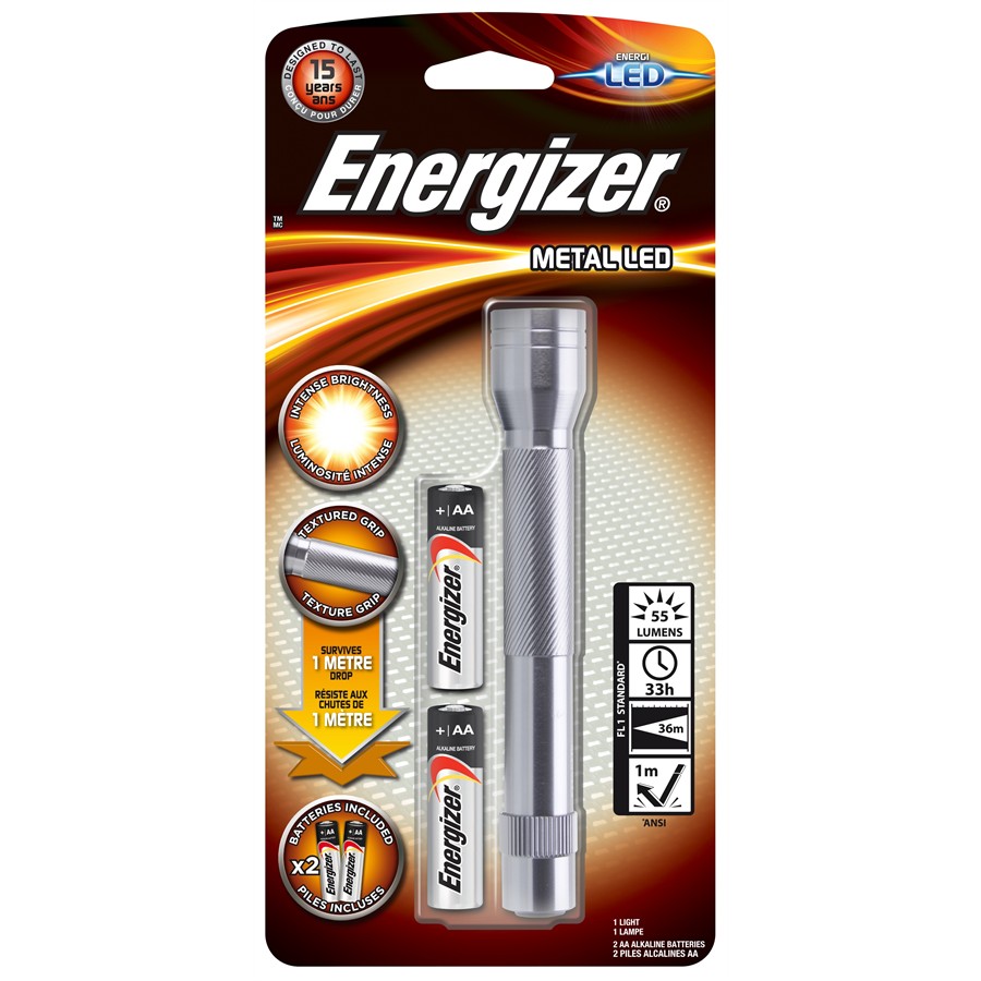  Lampe  torche m tal 1 LED ENERGIZER  Norauto fr