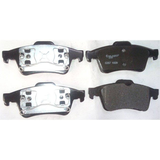 4 Plaquettes De Frein Norauto Nrp1540