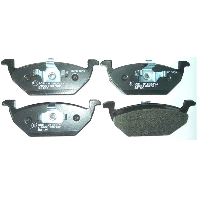 4 Plaquettes De Frein Norauto Nrp1094a