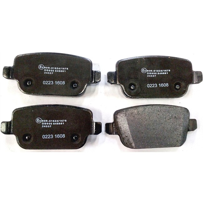 4 Plaquettes De Frein Norauto Nrp1917