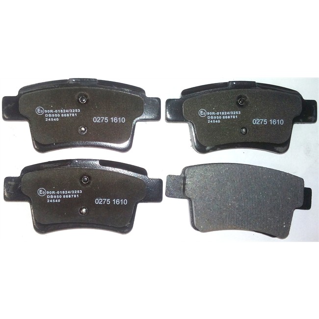 4 Plaquettes De Frein Norauto Nrp1973