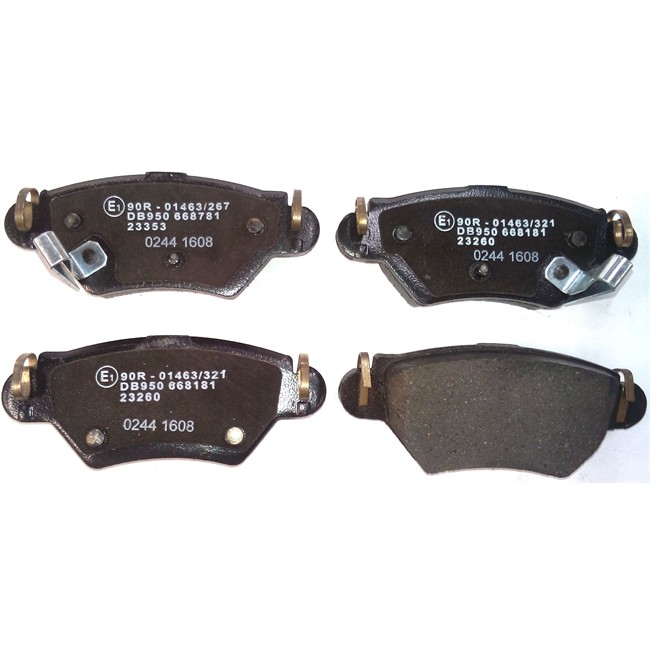 4 Plaquettes De Frein Norauto Nrp1294