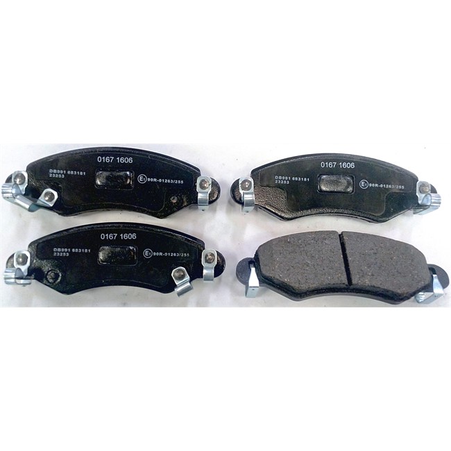 4 Plaquettes De Frein Norauto Nrp1423