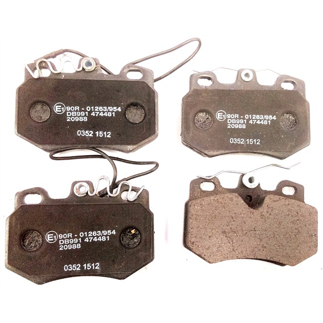 4 Plaquettes De Frein Norauto Nrp455