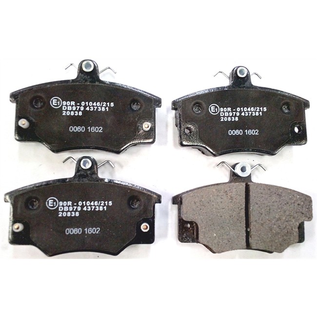 4 Plaquettes De Frein Norauto Nrp370