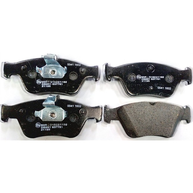 4 Plaquettes De Frein Norauto Nrp1049