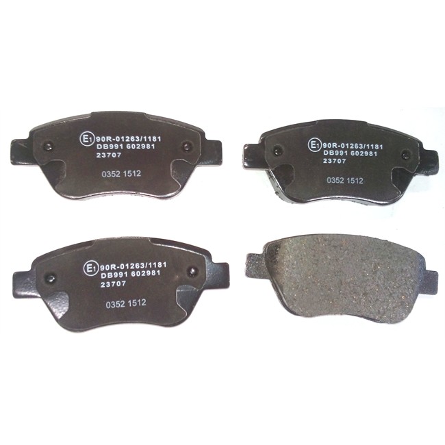 4 Plaquettes De Frein Norauto Nrp1666