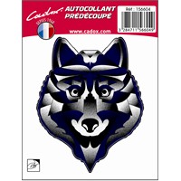 1 sticker autocollant CADOX Loup