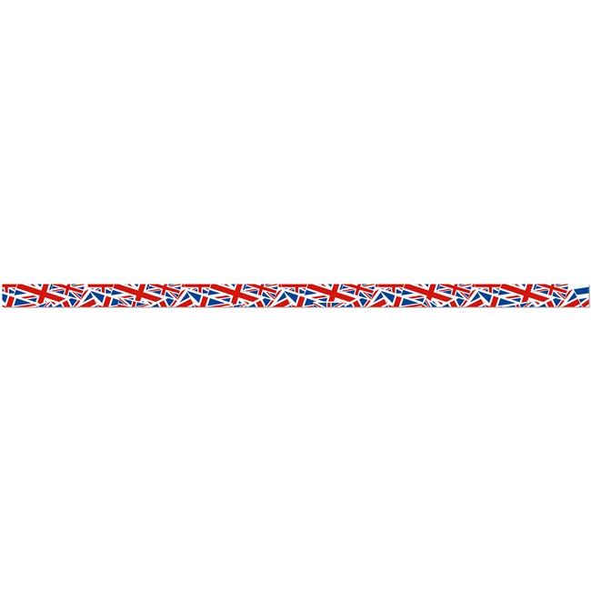 1 Bandeau Autocollant Union Jack Dress Car 130 X 5 Cm