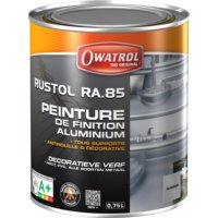 Peinture décorative aluminium OWATROL 750 ml