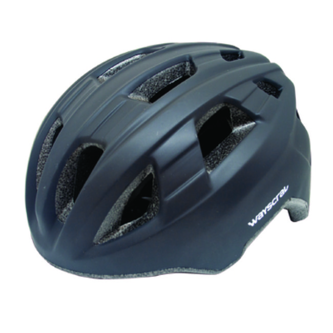 Casque Vélo Adulte Wayscral Urbain Noir Mat Taille L