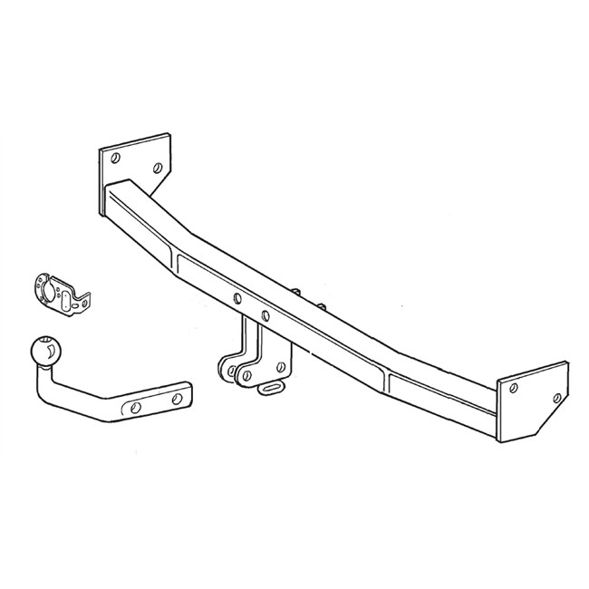 Attelage ''col De Cygne'' Démontable Avec Outils Bosal 047-501