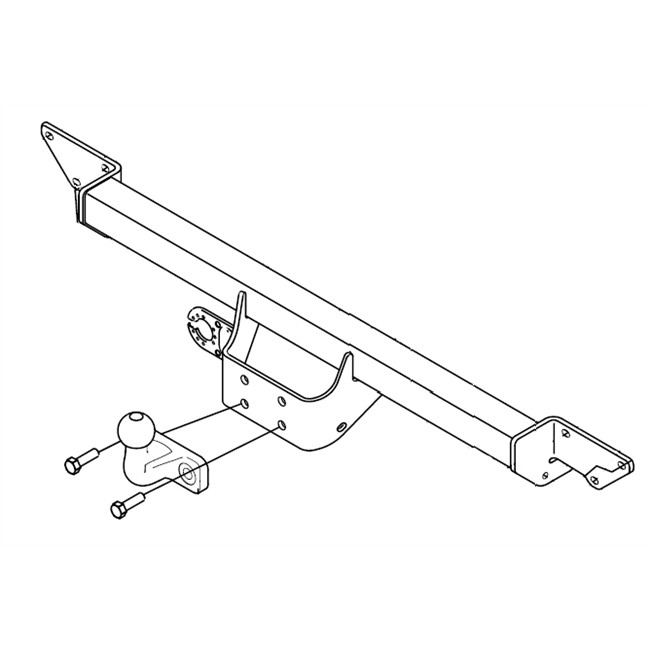 Attelage ''boule'' Démontable Avec Outils Brink 2240137