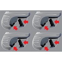 4 adaptateurs MONT BLANC ACTIVA KIT 07+