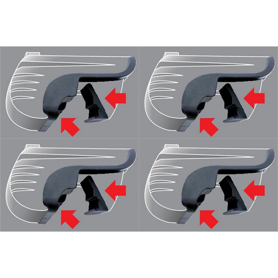 4 adaptateurs MONT BLANC KIT 04+